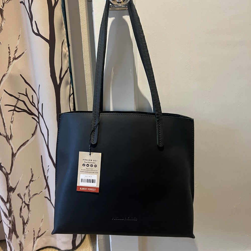 Portland Leather Goods Almost Perfect August Tote - Black